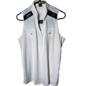 Women's JAMIE SADOCK White Sleeveless Top Medium